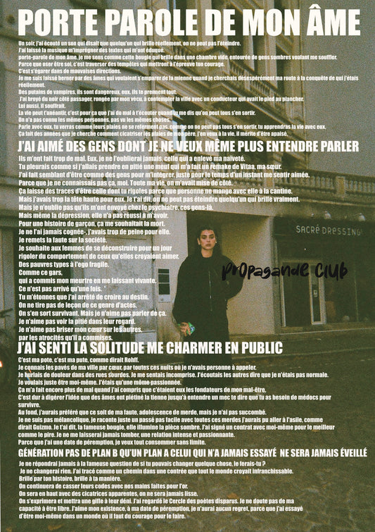 POSTER PORTE PAROLE