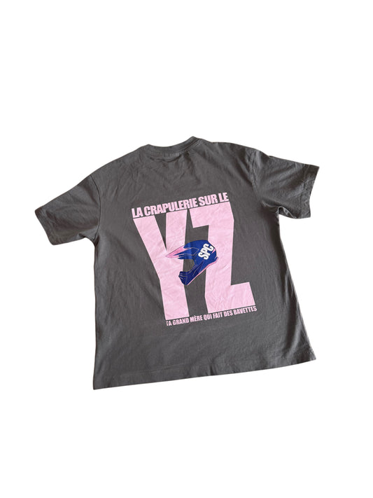 TEE LA CRAPULERIE GRIS