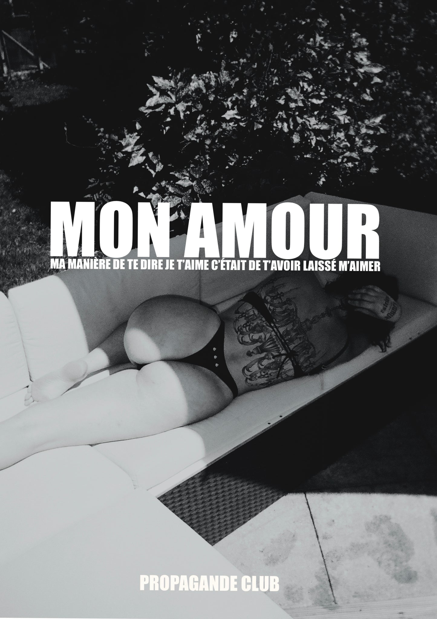 MON AMOUR NOIR ET BLANC.