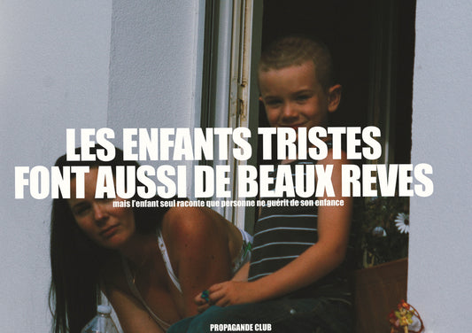 POSTER LES ENFANTS TRISTES