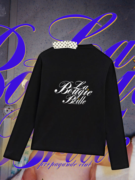 LA BOUGIE BRILLE NOIR